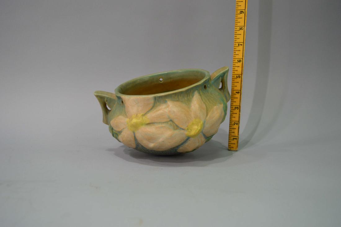 Roseville Pottery Clematis Hanging Planter (1 of 4)