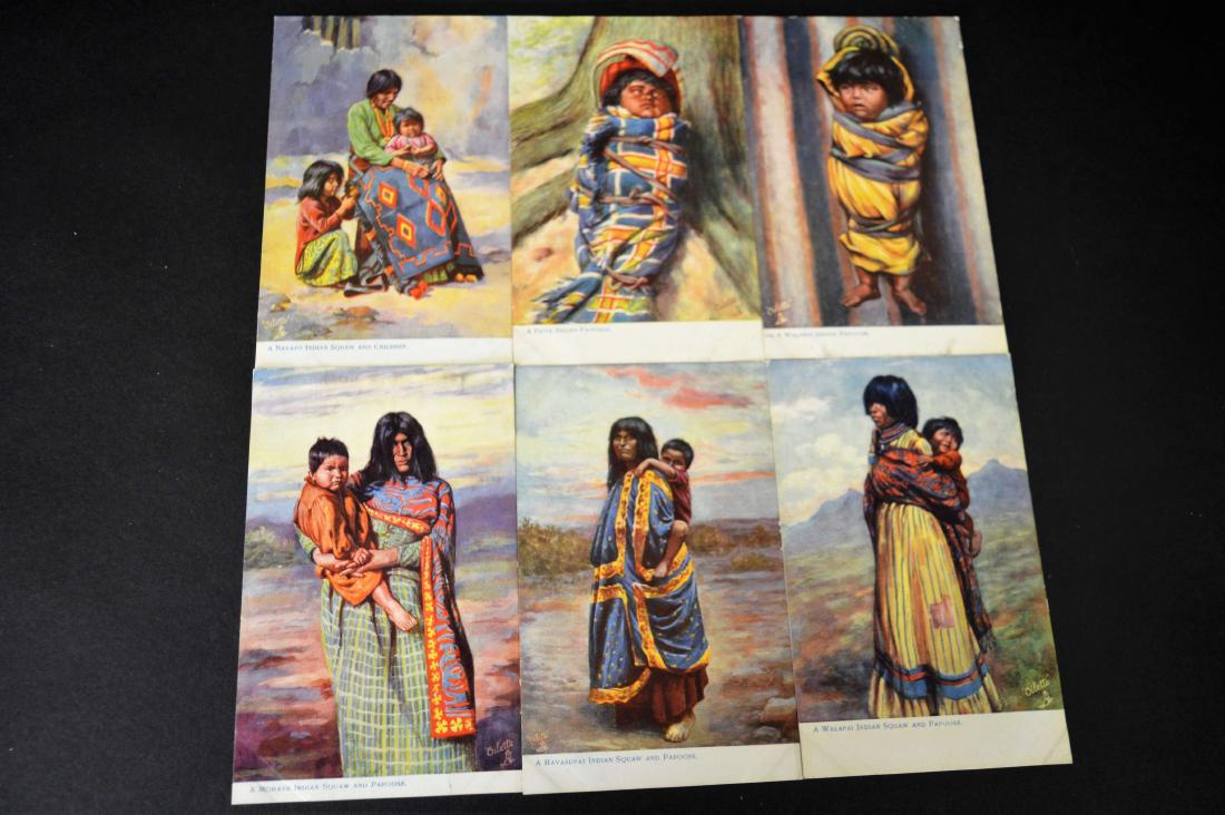 6 Raphael Tuck Native American Arizonans Postcards (1 of 5)