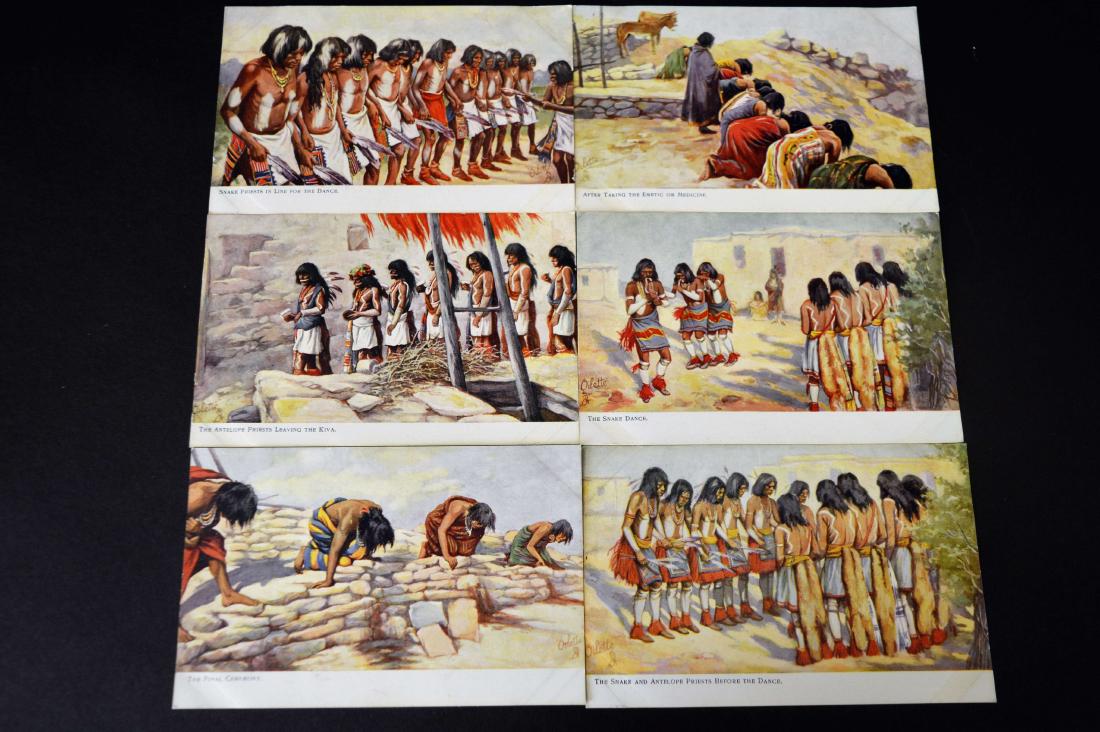 6 Raphael Tuck Native American Postcards (1 of 5)