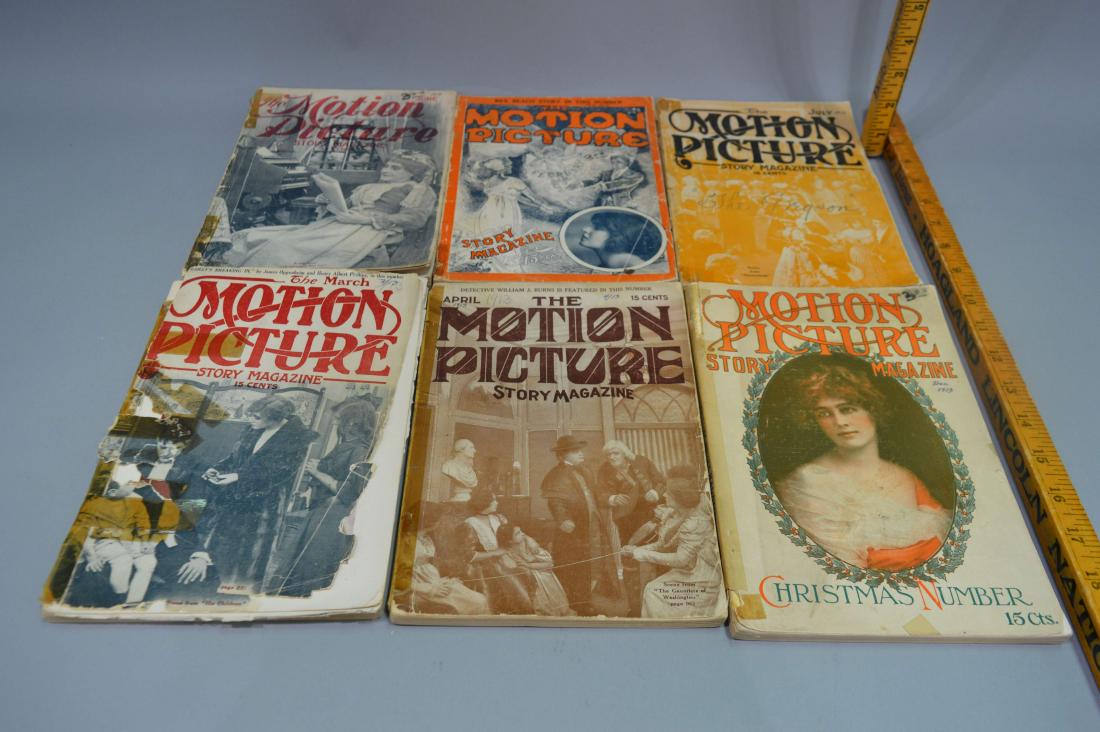 6 Vintage Motion Picture Story Magazines, c.1910s (1 of 14)