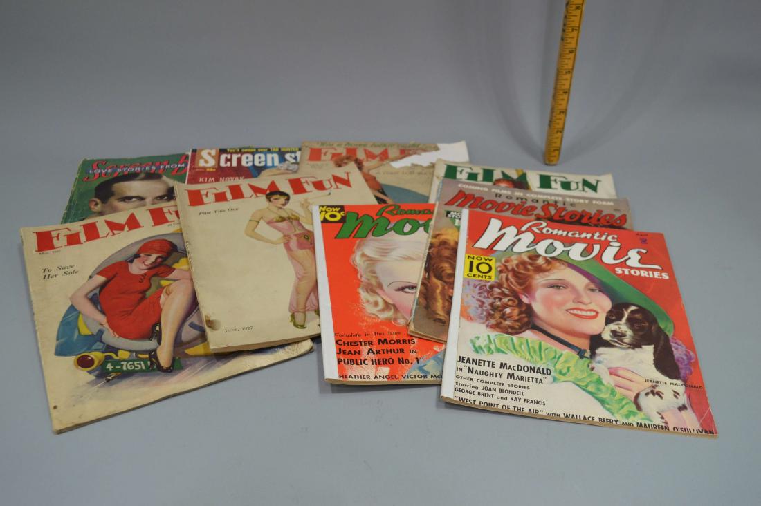 9 Vintage Movie Magazines, c.1920s-1950s (1 of 14)