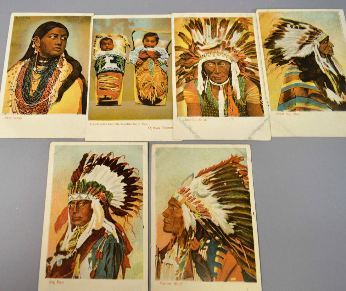 6 Antique Native American Postcards (1 of 2)
