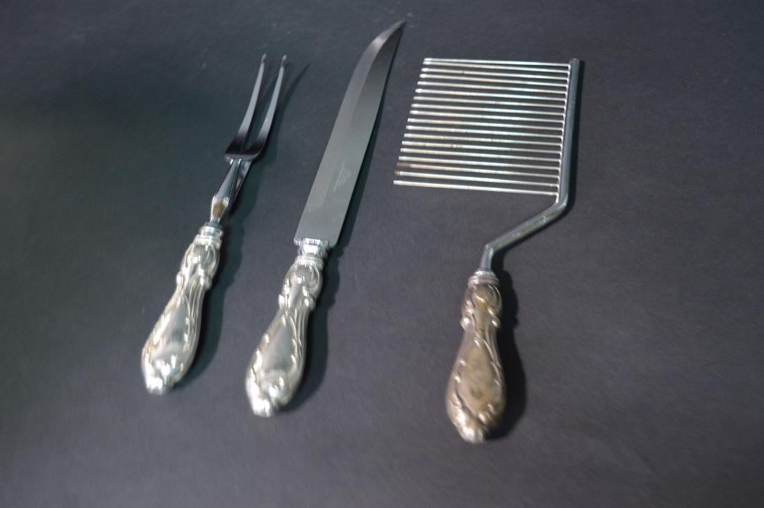 3 Sheffield Sterling & Stainless Utensils (1 of 3)