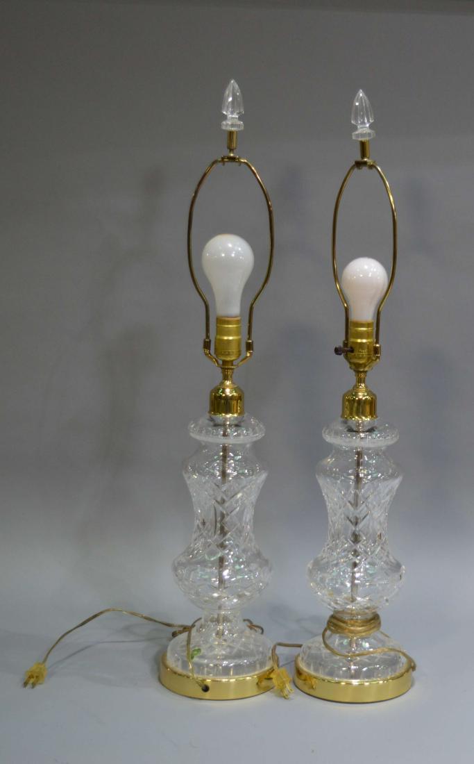 2 Waterford signed crystal lamps (1 of 1)