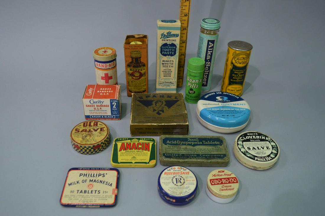 Phillips, Anacin, Odo-Ro-No, UCA Salve, White Cloverine (1 of 7)