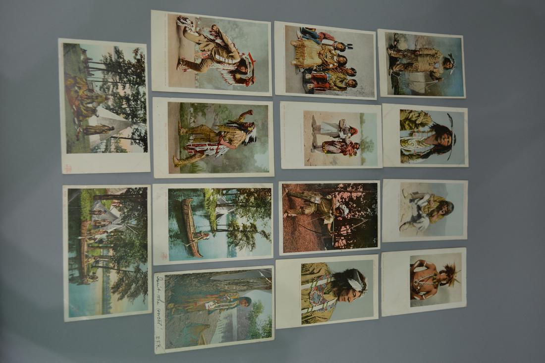 14 Antique Native American Postcards Detroit (1 of 6)