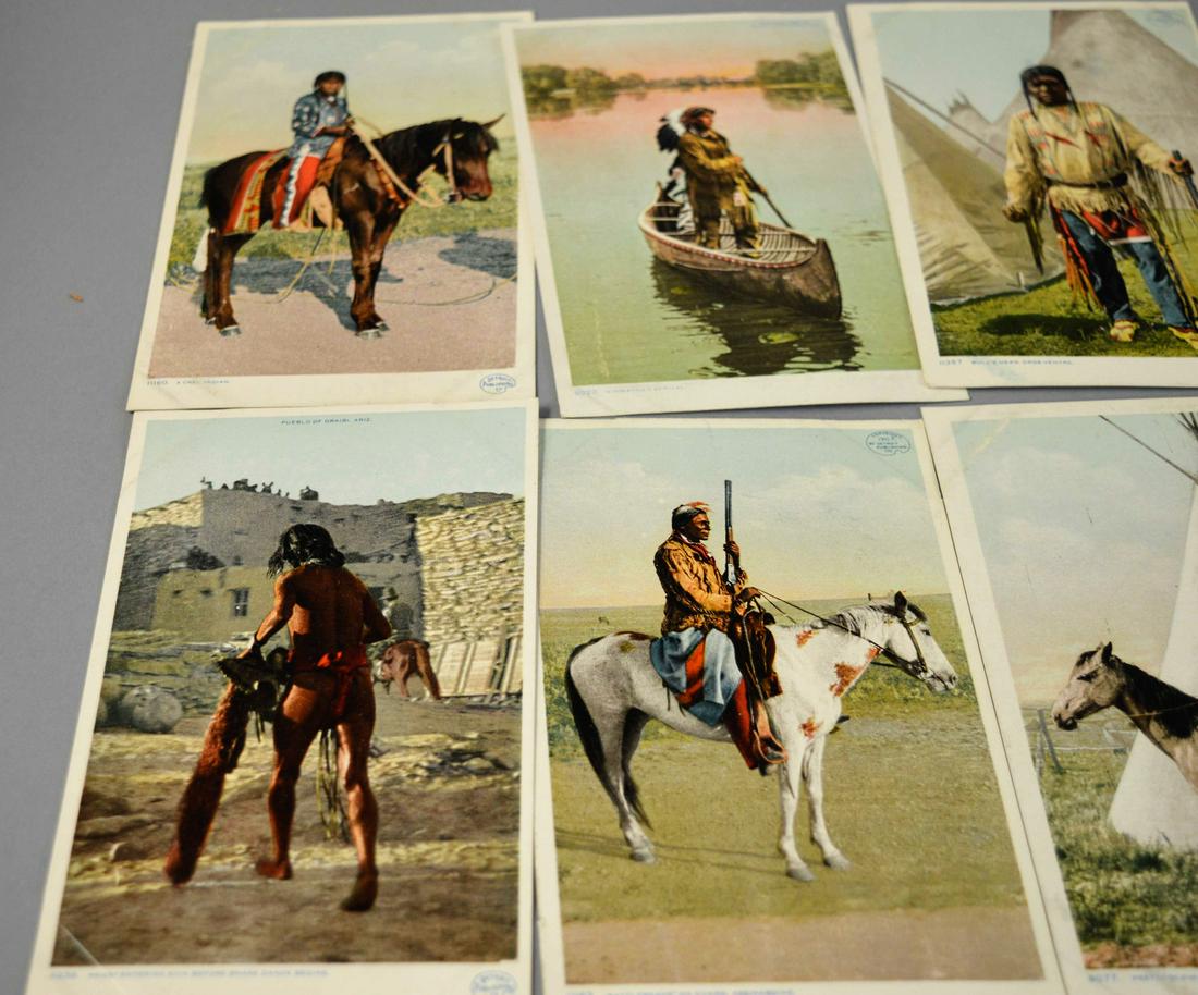 7 Antique Native American Postcards Phostint (1 of 5)