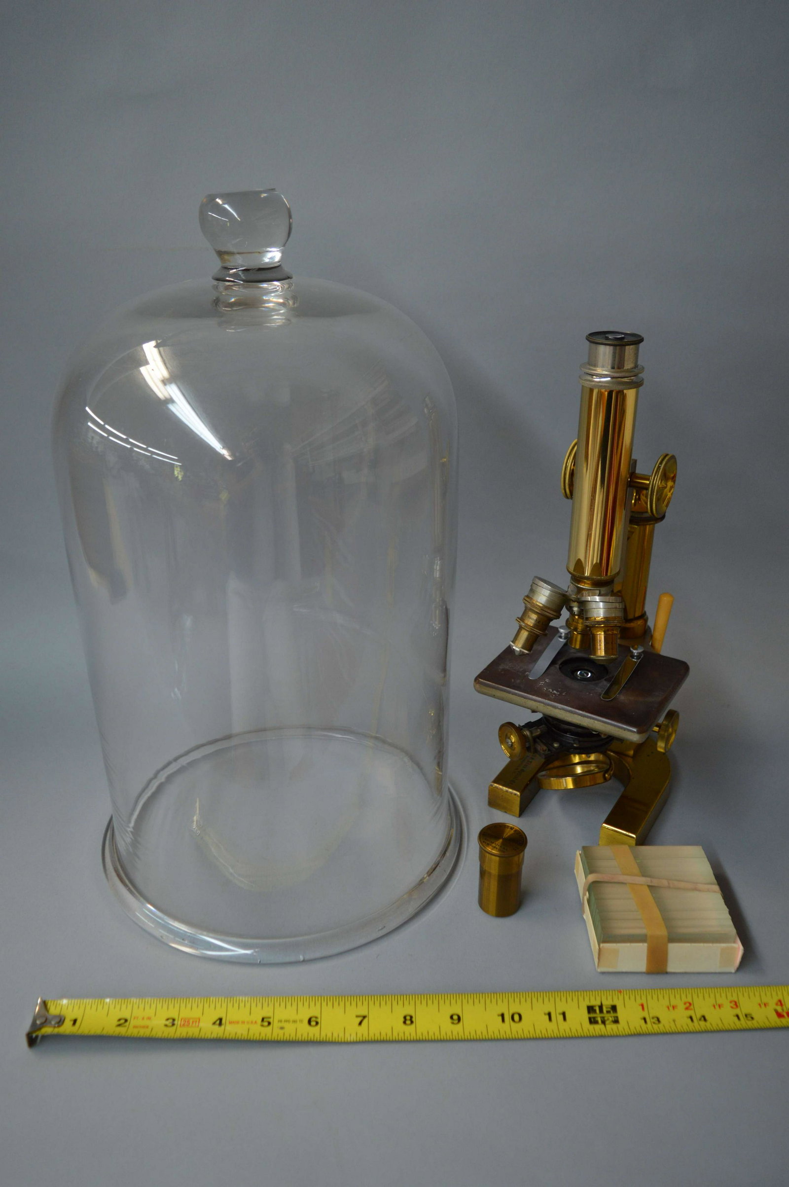 Bausch & Lomb Compound Microscope w/Cloche: Bausch & Lomb Compound Microscope w/Cloche