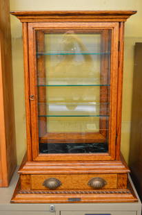 J.W. Winchester Oak Countertop Display Case: J.W. Winchester Oak Countertop Display Case