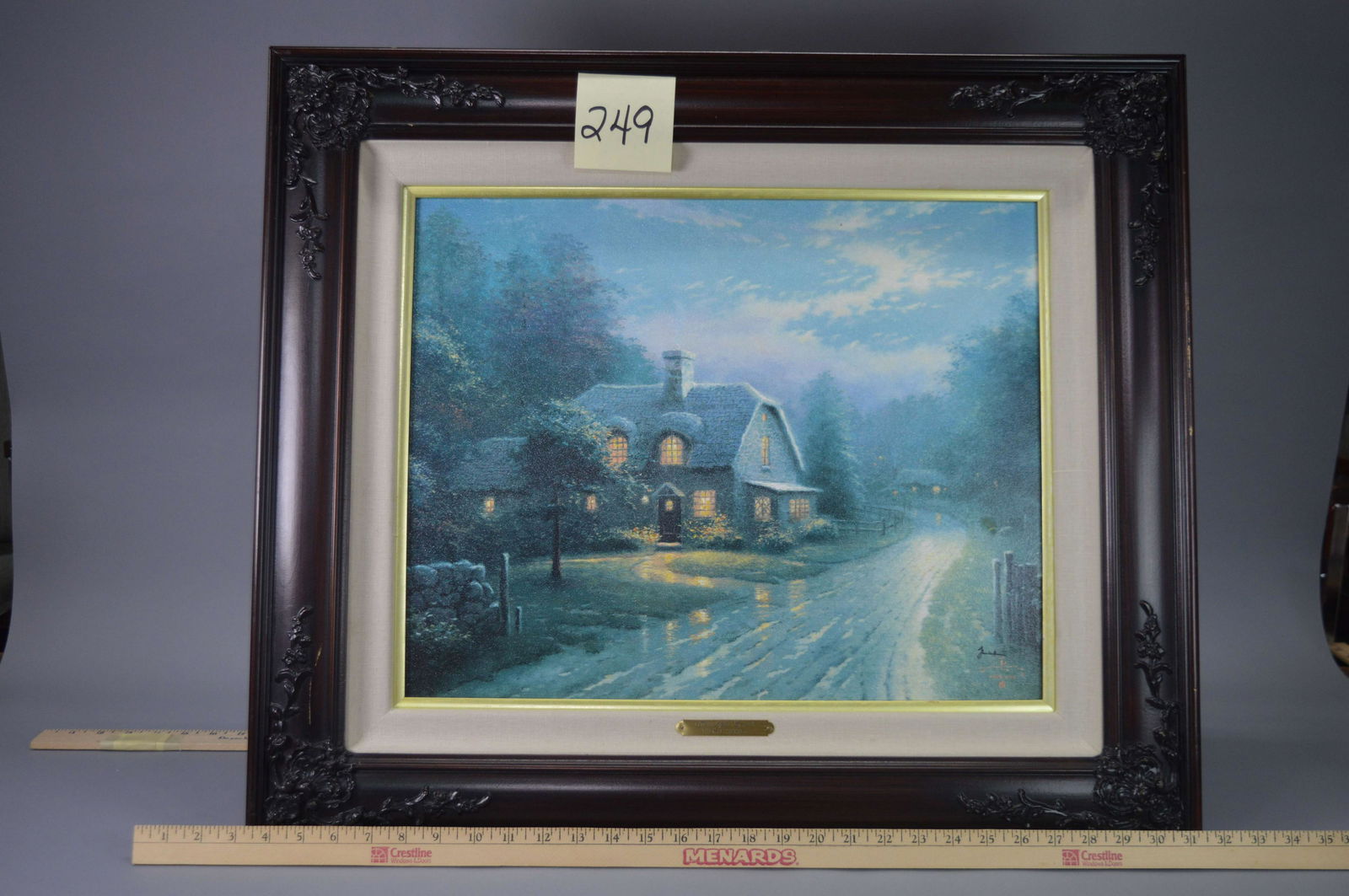 Thomas Kinkade Framed Print on Canvas: Thomas Kinkade Framed Print on Canvas