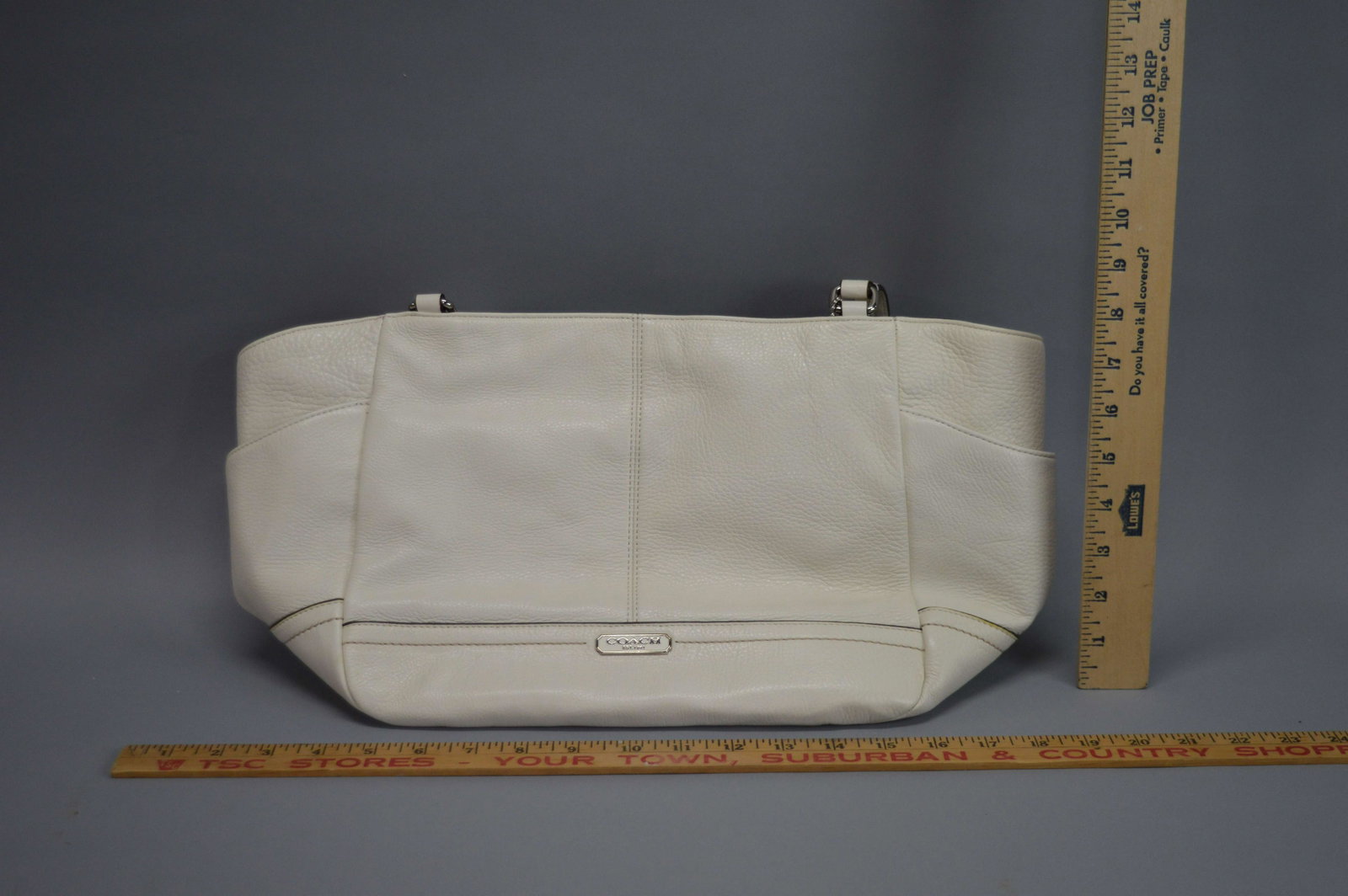 Coach Leather Handbag: Coach Leather Handbag
