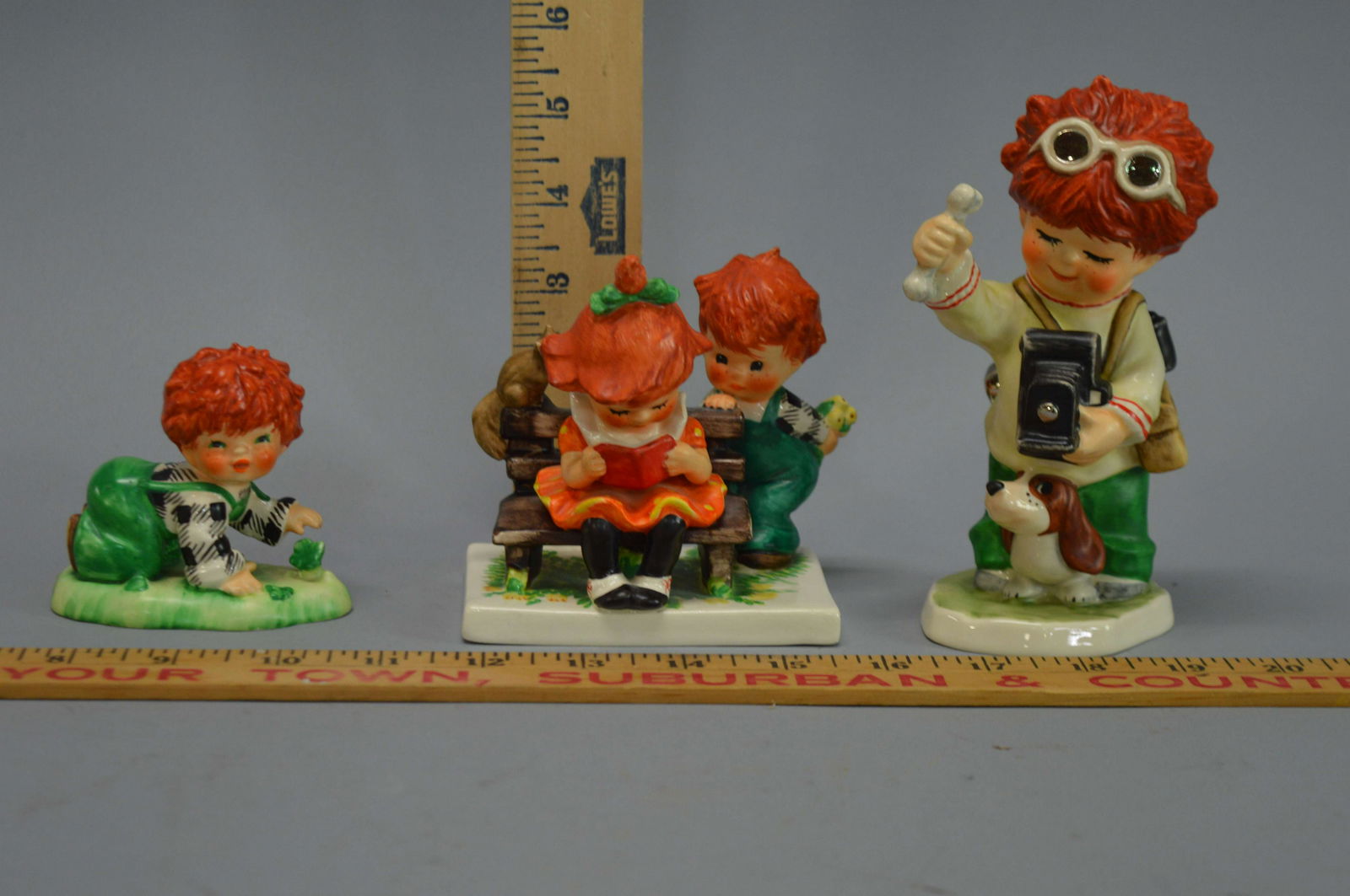 3 Goebel Redhead Figurines: 3 Goebel Redhead Figurines