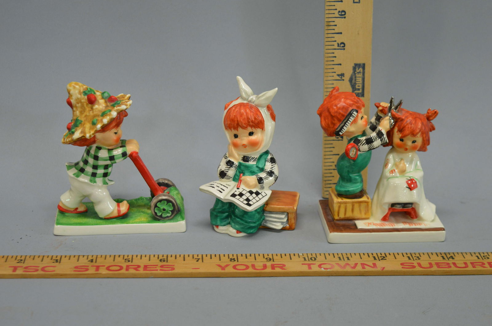3 Goebel Redhead Figurines: 3 Goebel Redhead Figurines
