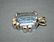 14k White Gold & Aquamarine Pendant - 2