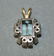 14k White Gold & Aquamarine Pendant - 3