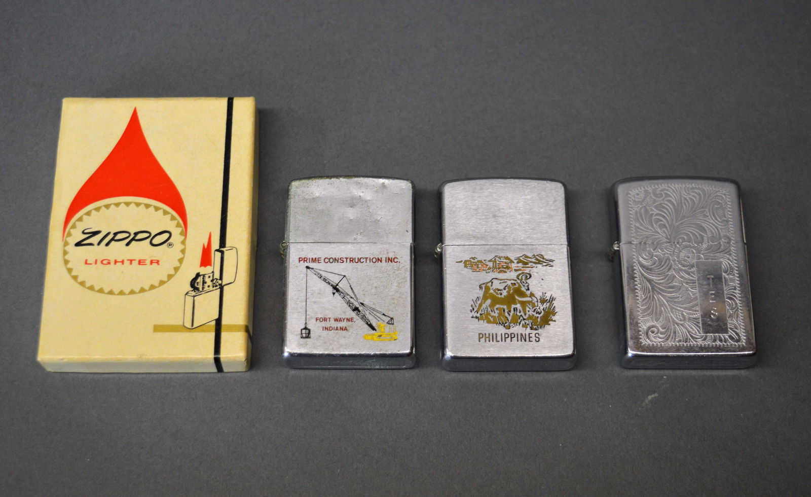 3 Zippo Lighters (1 of 4)