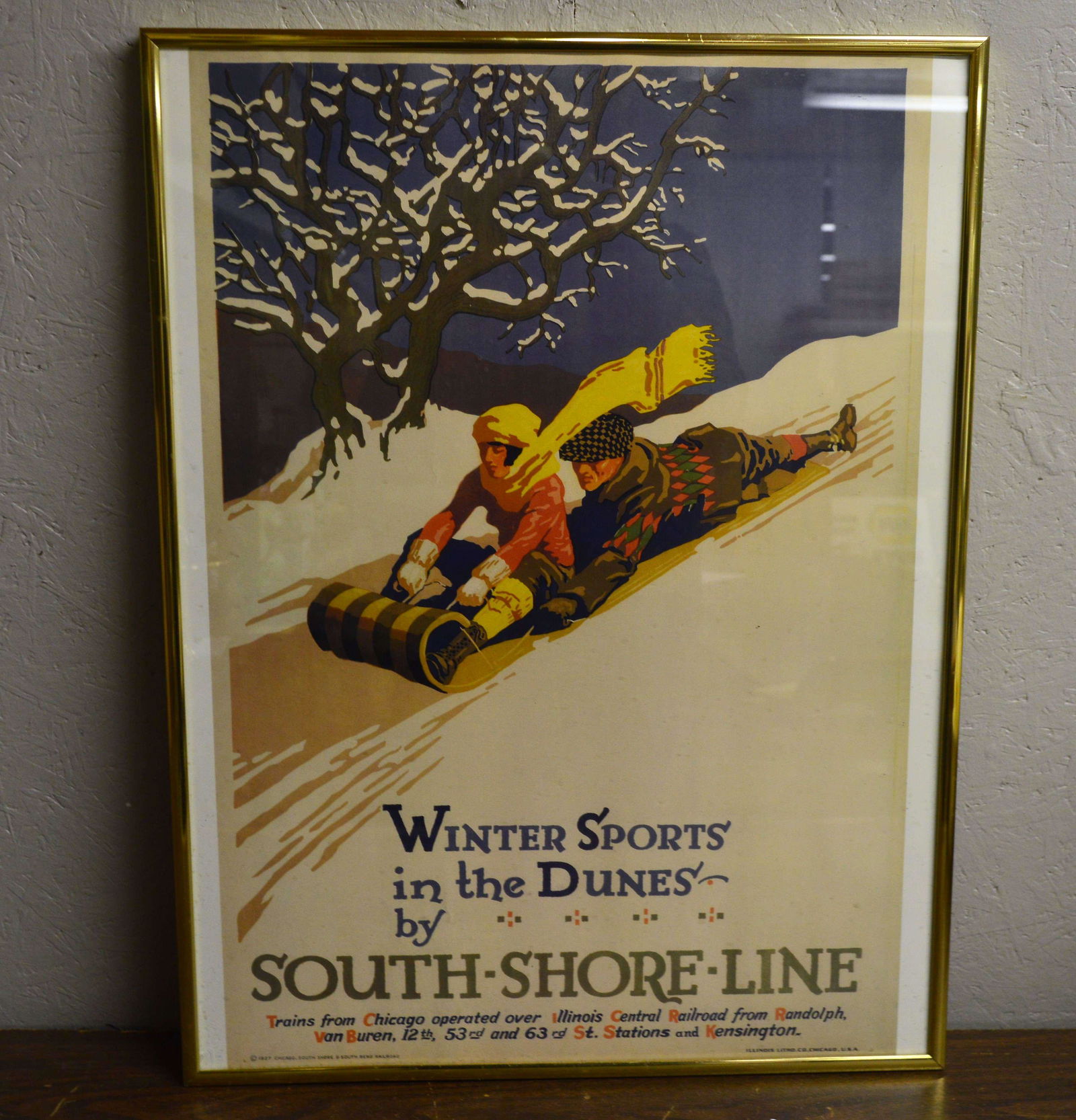 Reproduction 1925 South Shore Line Poster (1 of 4)