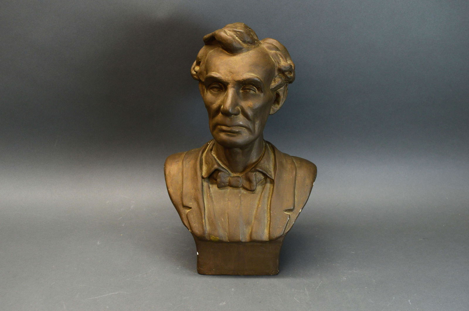 Dorothy Schreck Plaster Bust of Lincoln c.1928 (1 of 5)