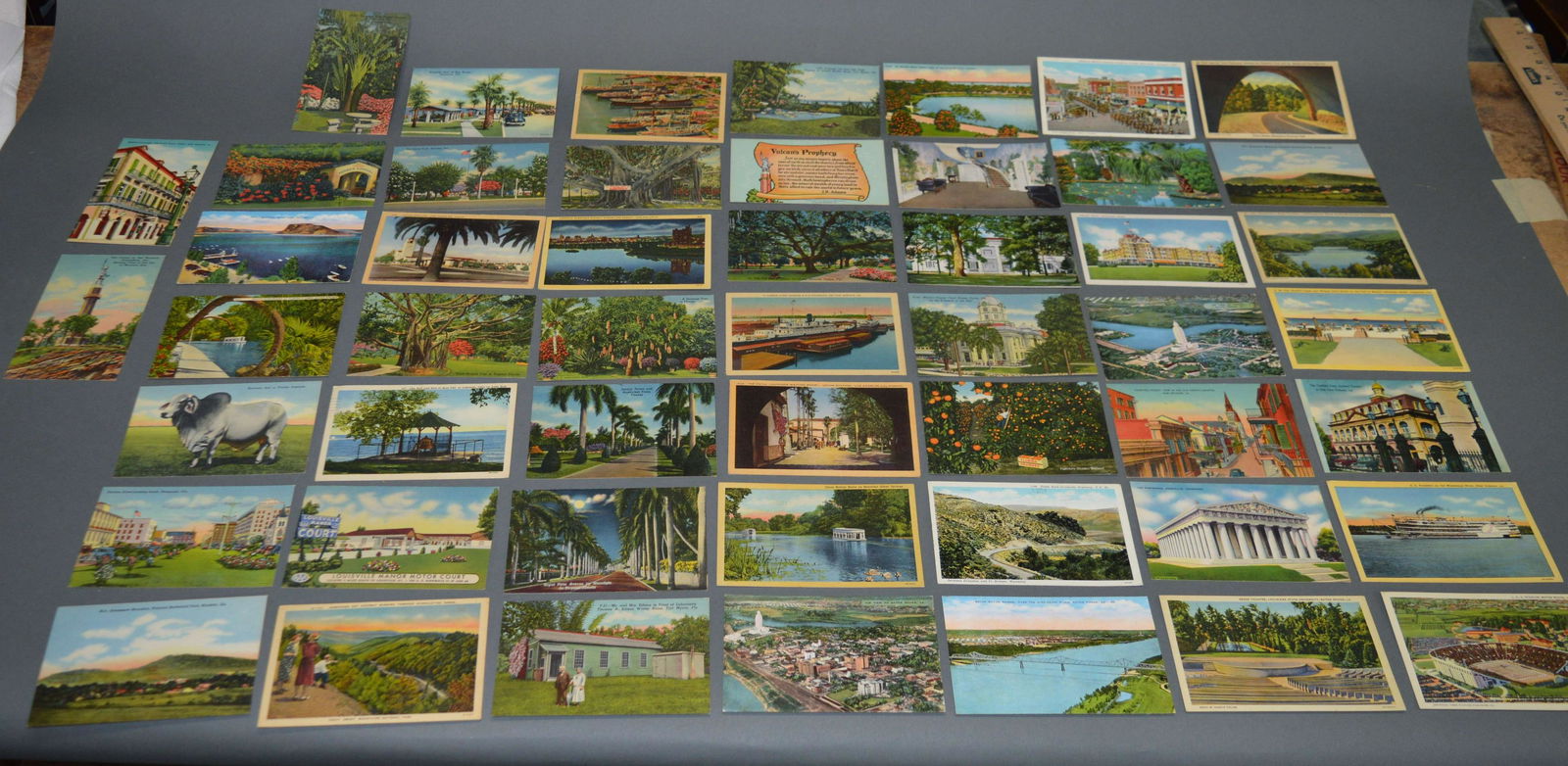 50 Vintage Linen Postcards (1 of 8)