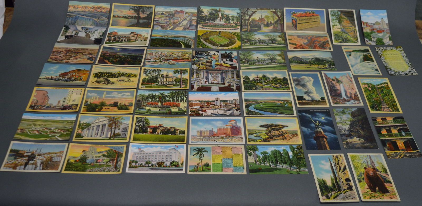 50 Vintage Linen Postcards (1 of 8)