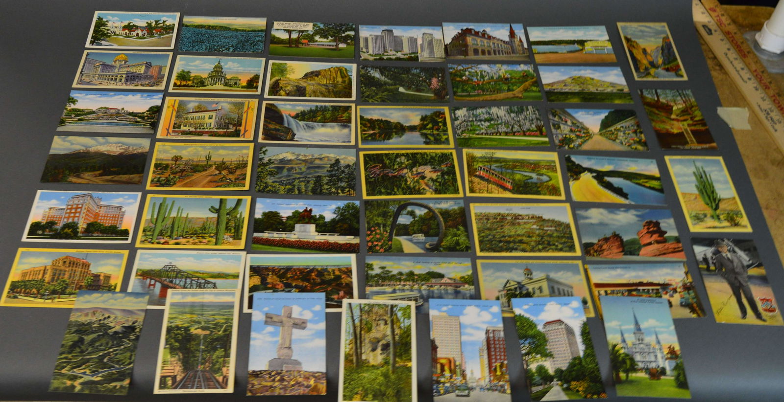 46 Vintage Linen Postcards (1 of 6)