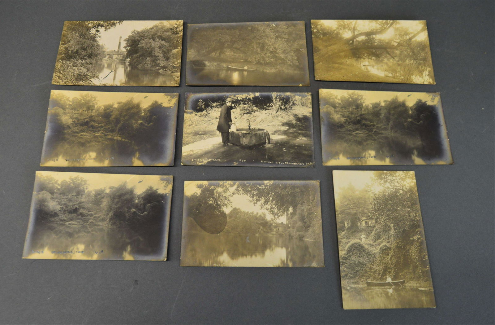 9 Antique Winamac Indiana Real Photo Postcards (1 of 6)