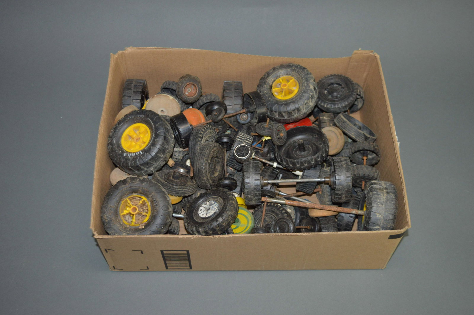 Lot of Toy Truck Tires Including Nylint & Tonka: A lot of toy truck tires, including Nylint and Tonka.