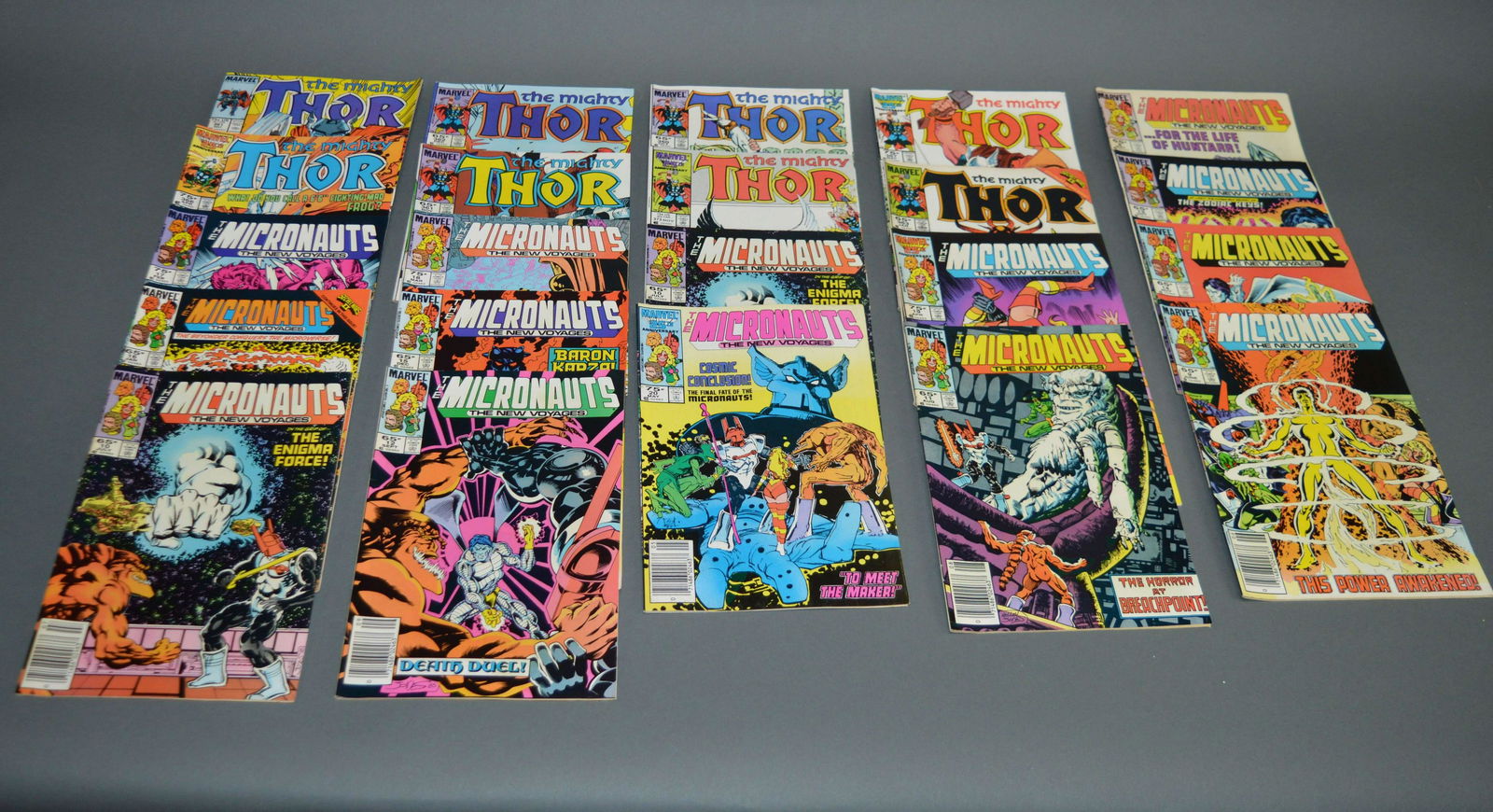 22 Marvel Comic Books Thor & Micronauts (1 of 7)