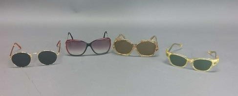 4 Vintage Fashion Sunglasses Korea: 4 vintage fashion sunglasses, including Korea.