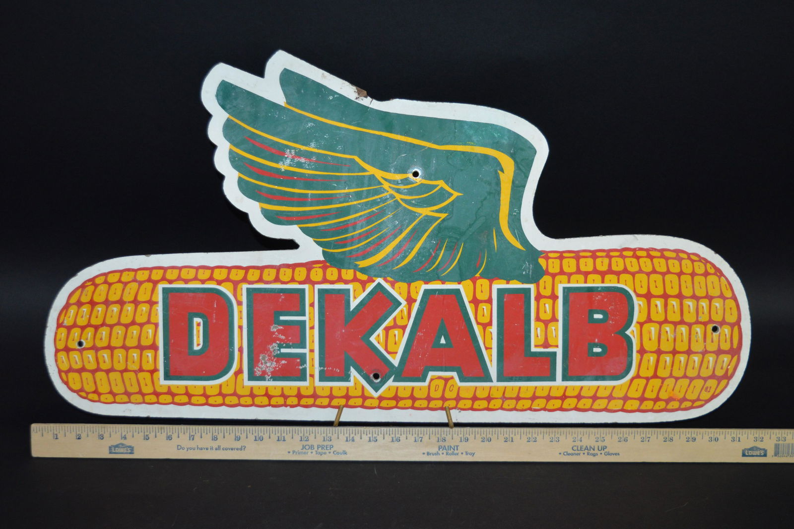 Vintage Dekalb Masonite Corn Sign (1 of 6)