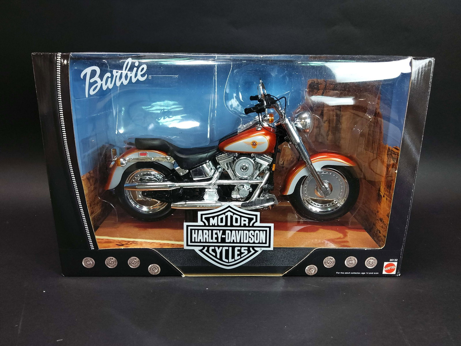 Barbie Harley Davidson: A Barbie Harley Davidson.