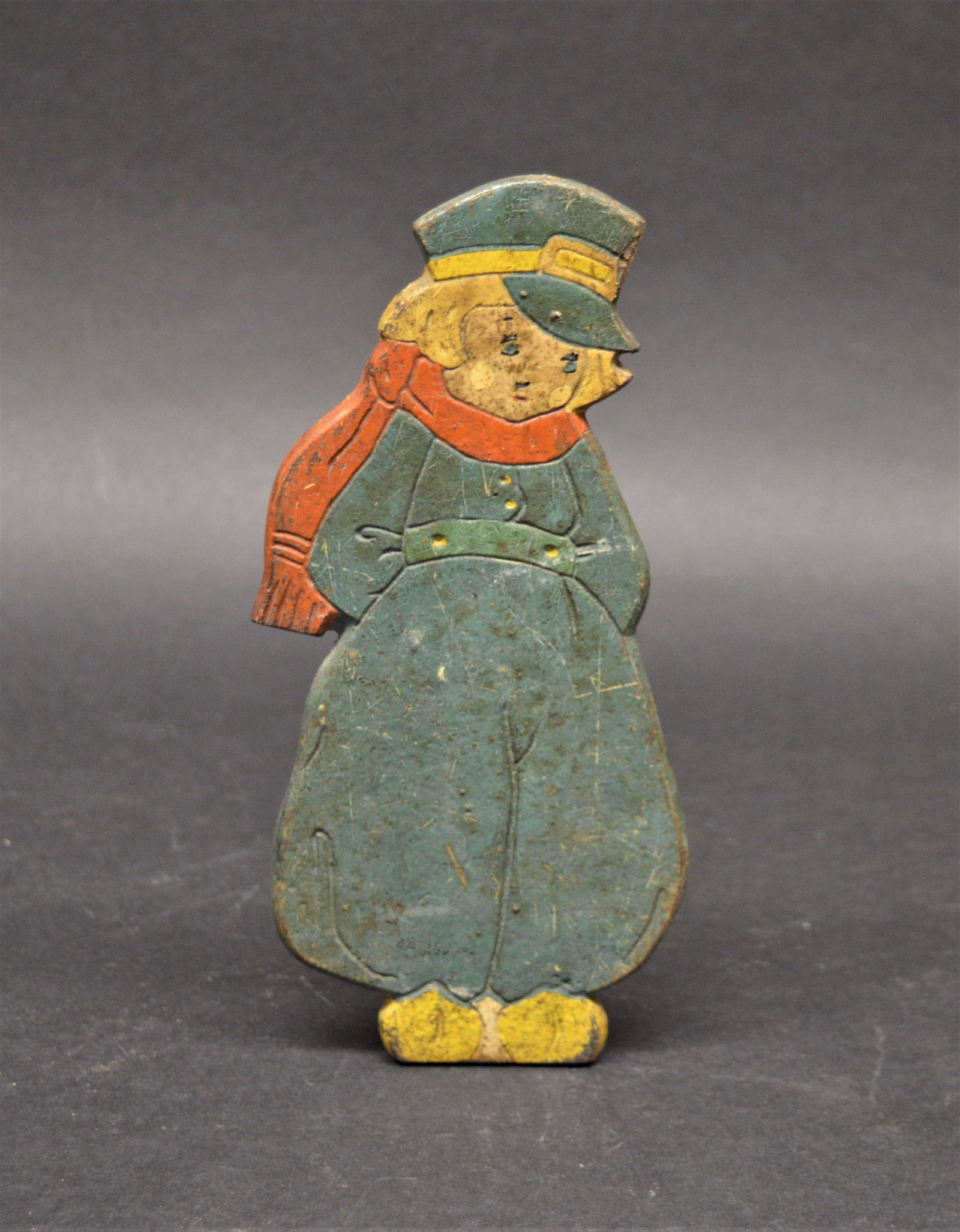 Cast Iron Dutch Boy Door Stop c.1910s-1920s: An antique cast iron Dutch boy door stop, c.1910s-1920s.