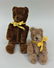 2 Vintage German Mohair Teddy Bears