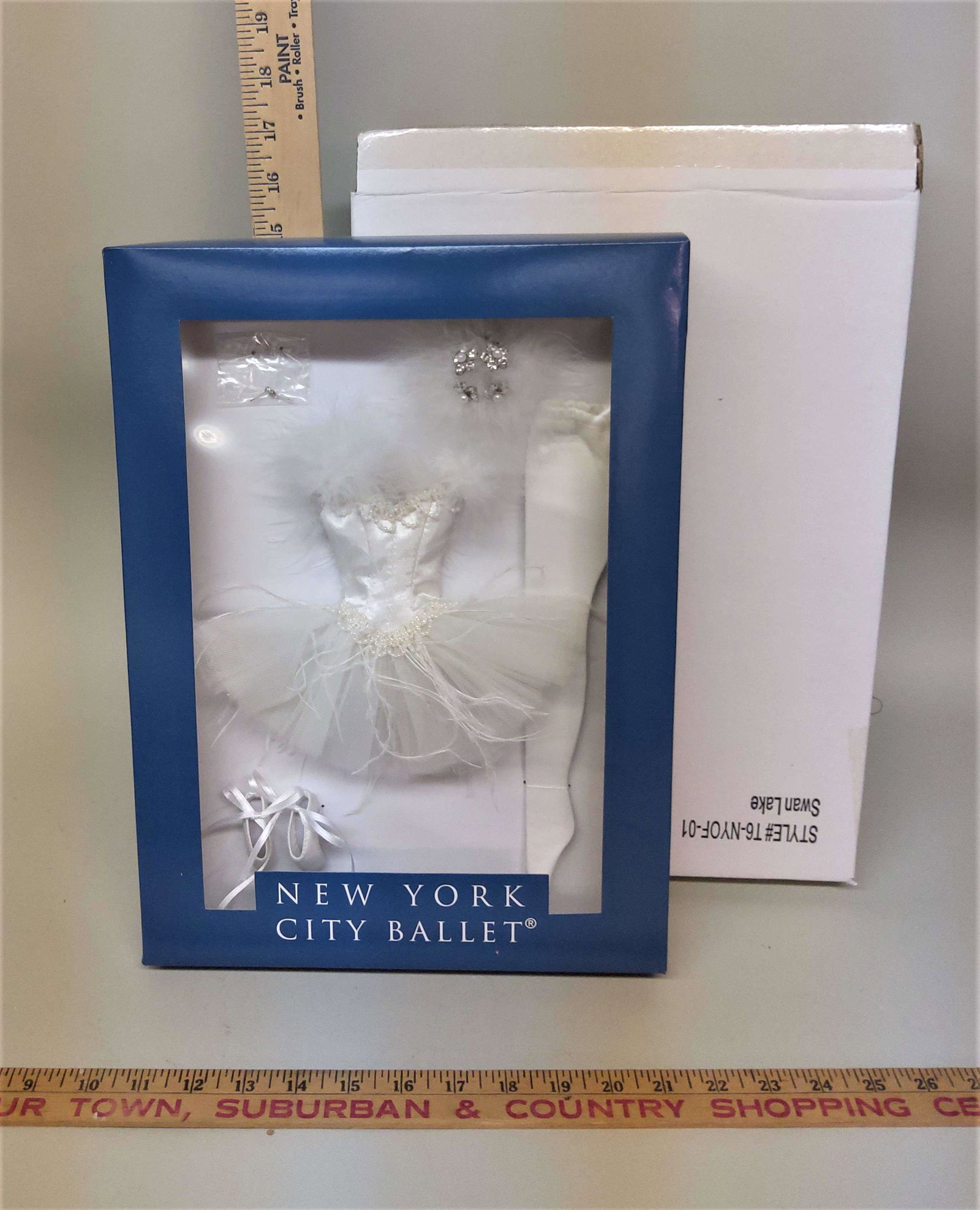 Tonner New York City Ballet Swan Lake Doll Outfit Set: A Tonner New York City Ballet Swan Lake doll outfit set.