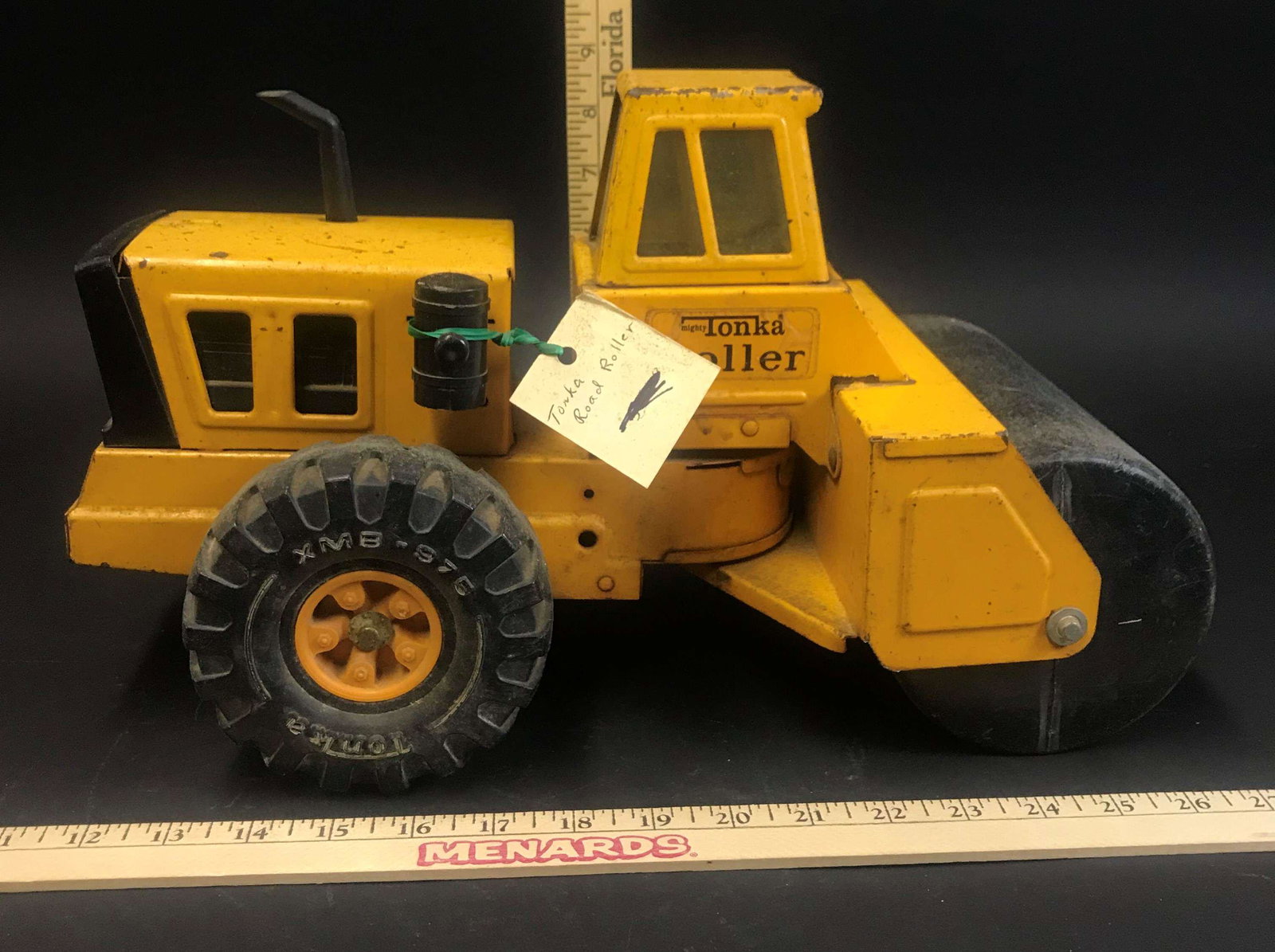 Tonka Road Roller: A Tonka road roller.