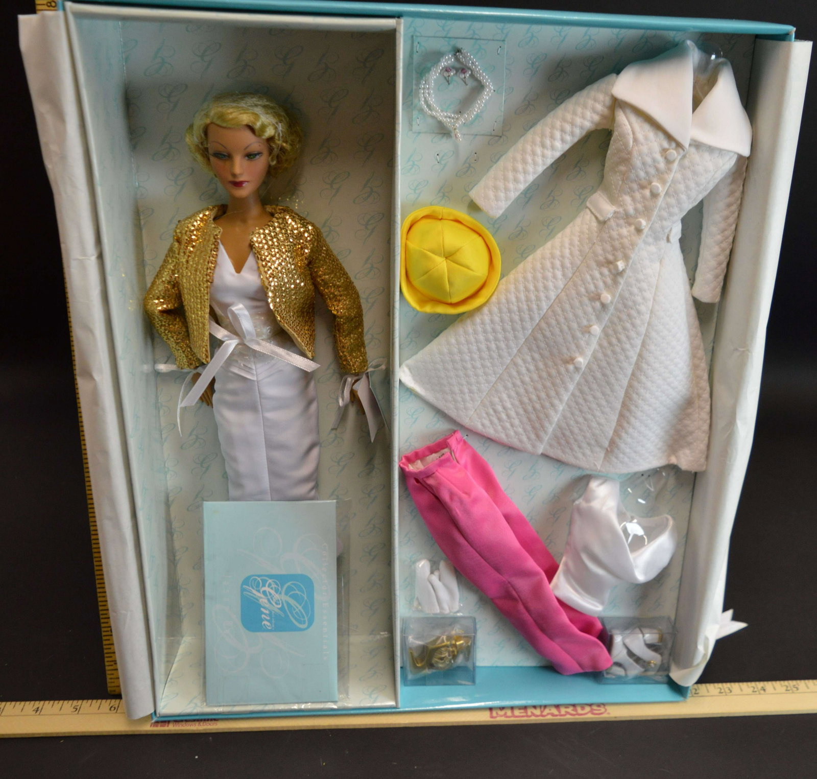 Gene Marshall Jason Wu Madra Lord Doll Set: A Gene Marshall Jason Wu "Golden Riviera" Madra Lord Dressed Doll Gift Set. 92059