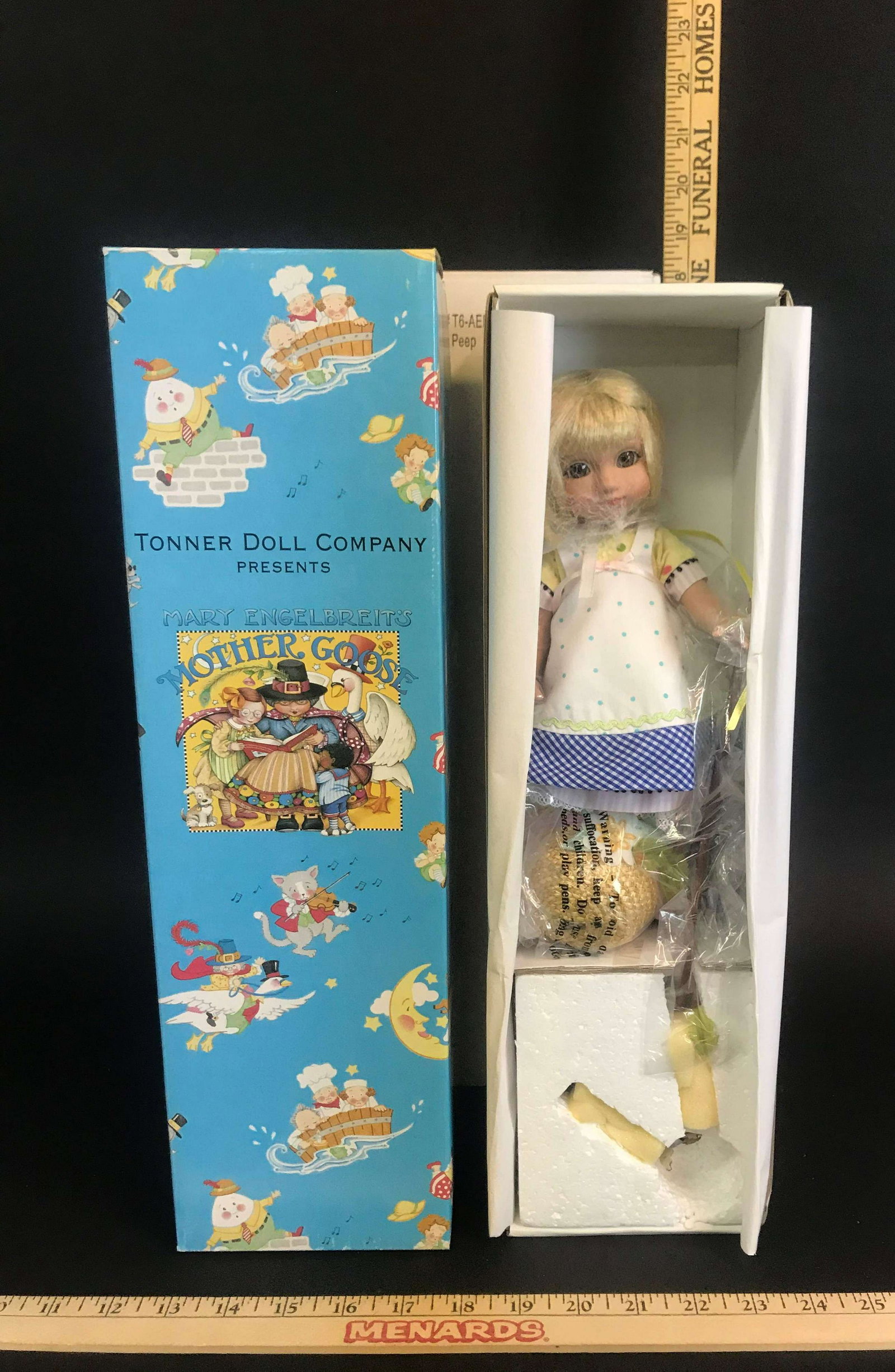 Tonner Mary Engelbreit Little Bo Peep Doll: A Tonner Mary Engelbreit's Mother Goose "Little Bo Peep" doll. T6-AEDD-02