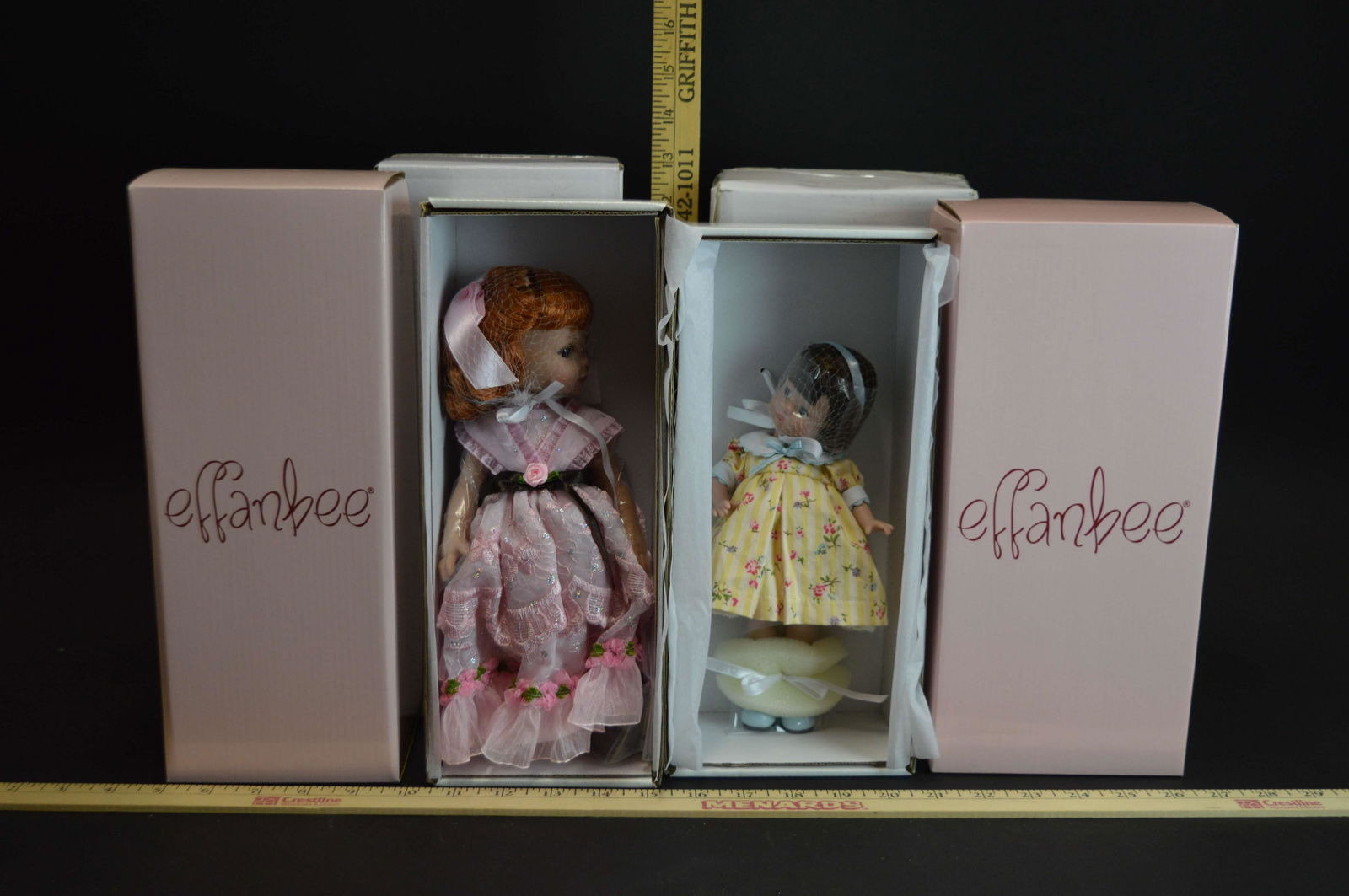 2 Effanbee Dolls Springtime Patsyette Strawberry: 2 Effanbee dolls, including "Springtime Patsyette" E8ECDD02 & "Strawberry Cupcake Mimi" E8PFDD03