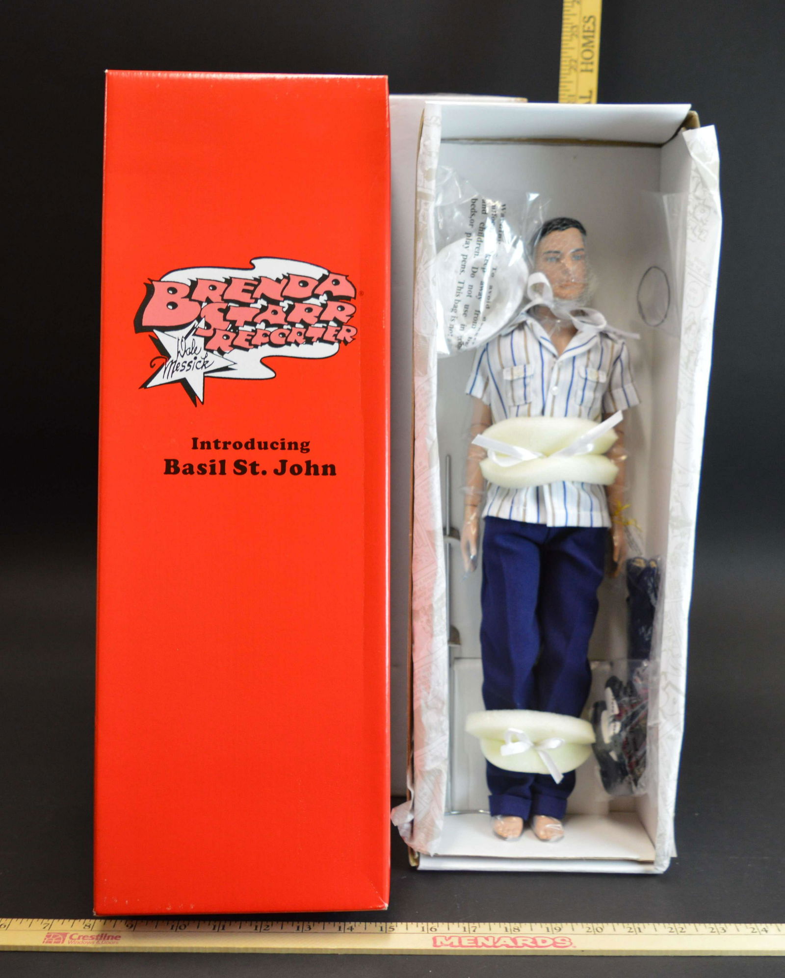 Effanbee Brenda Starr Reporter Doll Havana St. John: An Effanbee Brenda Starr Reporter Havana St. John "Introducing Basil St. John" doll. E7-SJDD-01