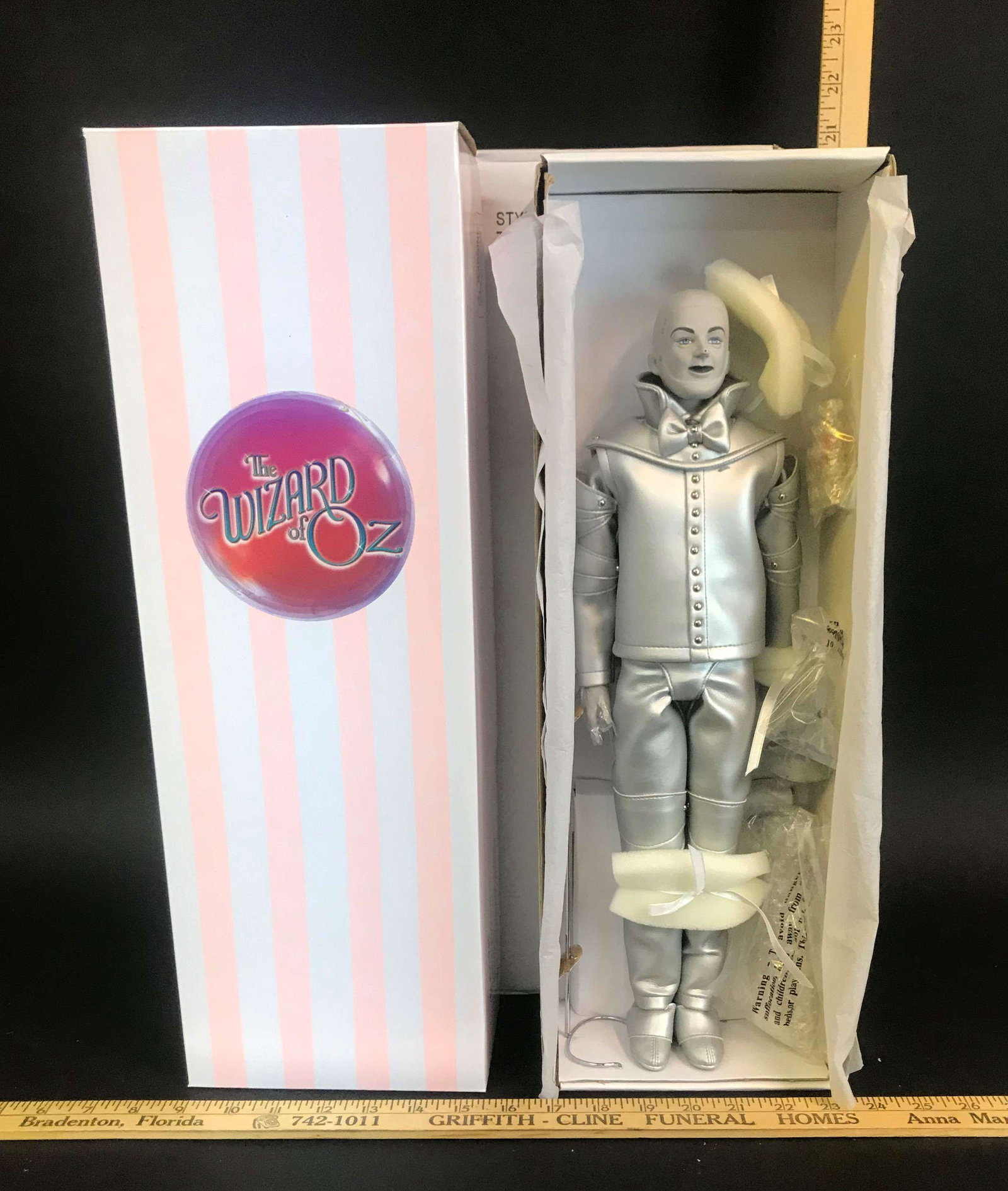 Tonner Wizard of Oz Tin Man Doll: A Tonner Wizard of Oz Tin Man doll. T6-OZDD-06