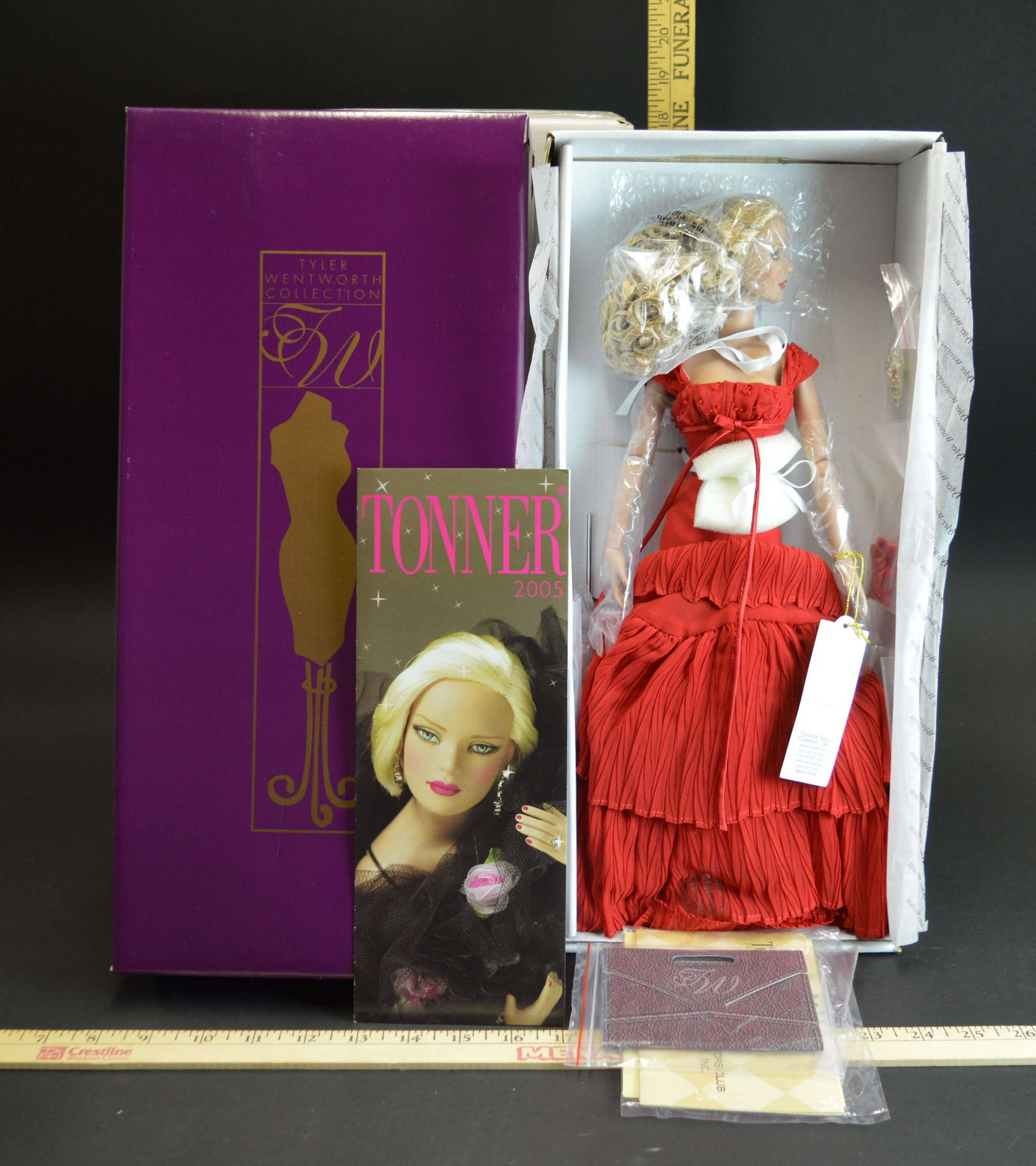 Tonner Rhapsody in Red Holiday Ashleigh Doll: A Tonner "Rhapsody in Red Holiday Ashleigh" doll. T5-T16S-90-015