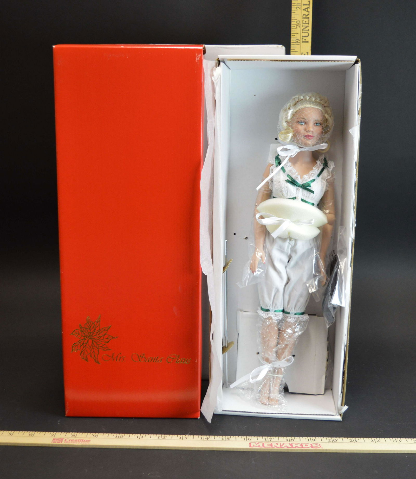 Tonner Mrs. Santa Claus Basic Doll: A Tonner "Mrs. Santa Claus Basic" doll. T6-XMBD-01