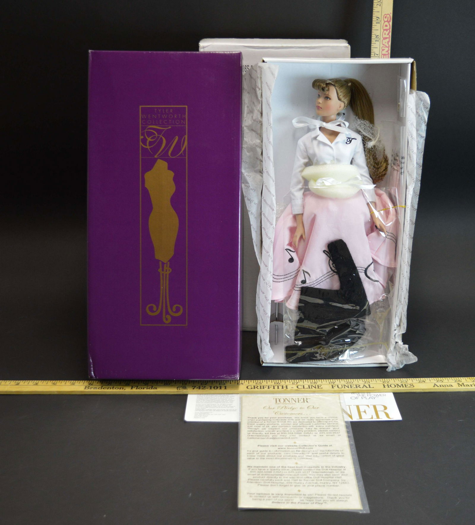 Tonner Tyler Wentworth Cleveland Rock-N-Roll: A Tonner Tyler Wentworth "Cleveland Rock-N-Roll" doll. T5-T16S-94-009