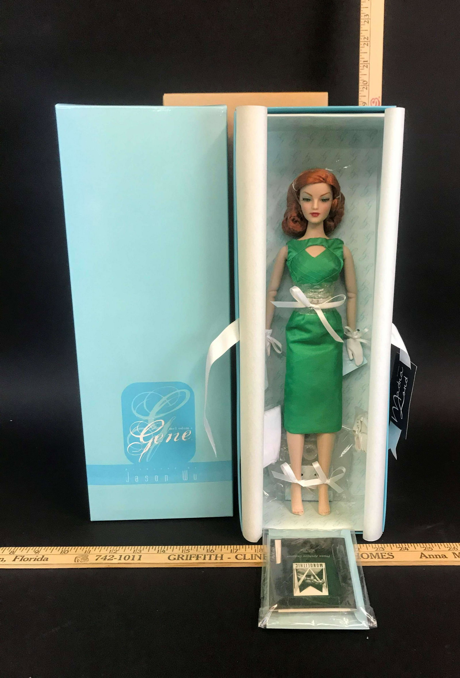 Gene Marshall Color Deal Emerald Madra Lord Doll: A Gene Marshall Jason Wu Color Deal (Emerald) Essentially Madra Lord Dressed Doll. 92047