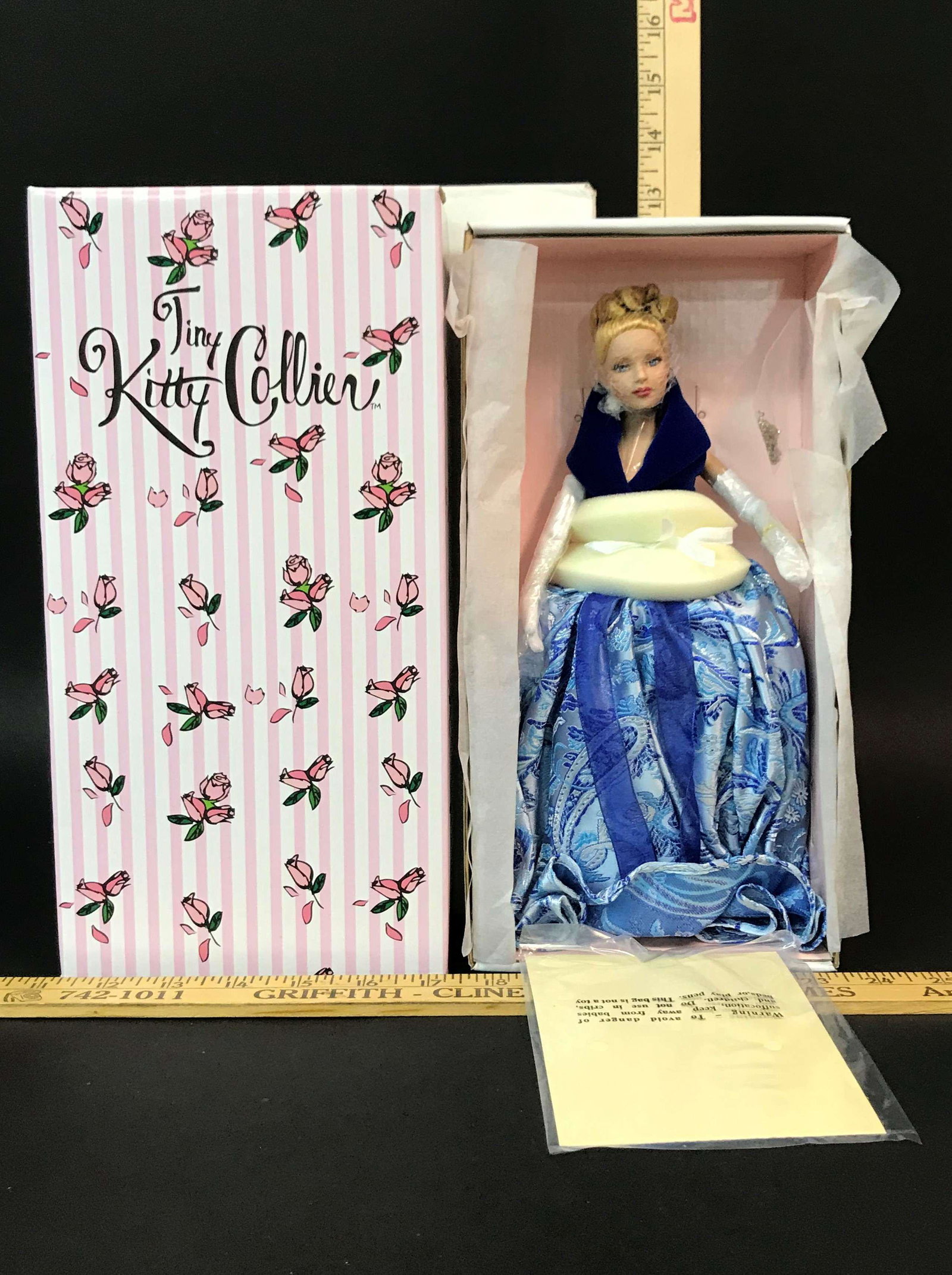 Tonner Tiny Kitty Collier Belle Of The Prom Doll: A Tonner Tiny Kitty Collier "Belle of the Prom" doll. T7-KTSD-01