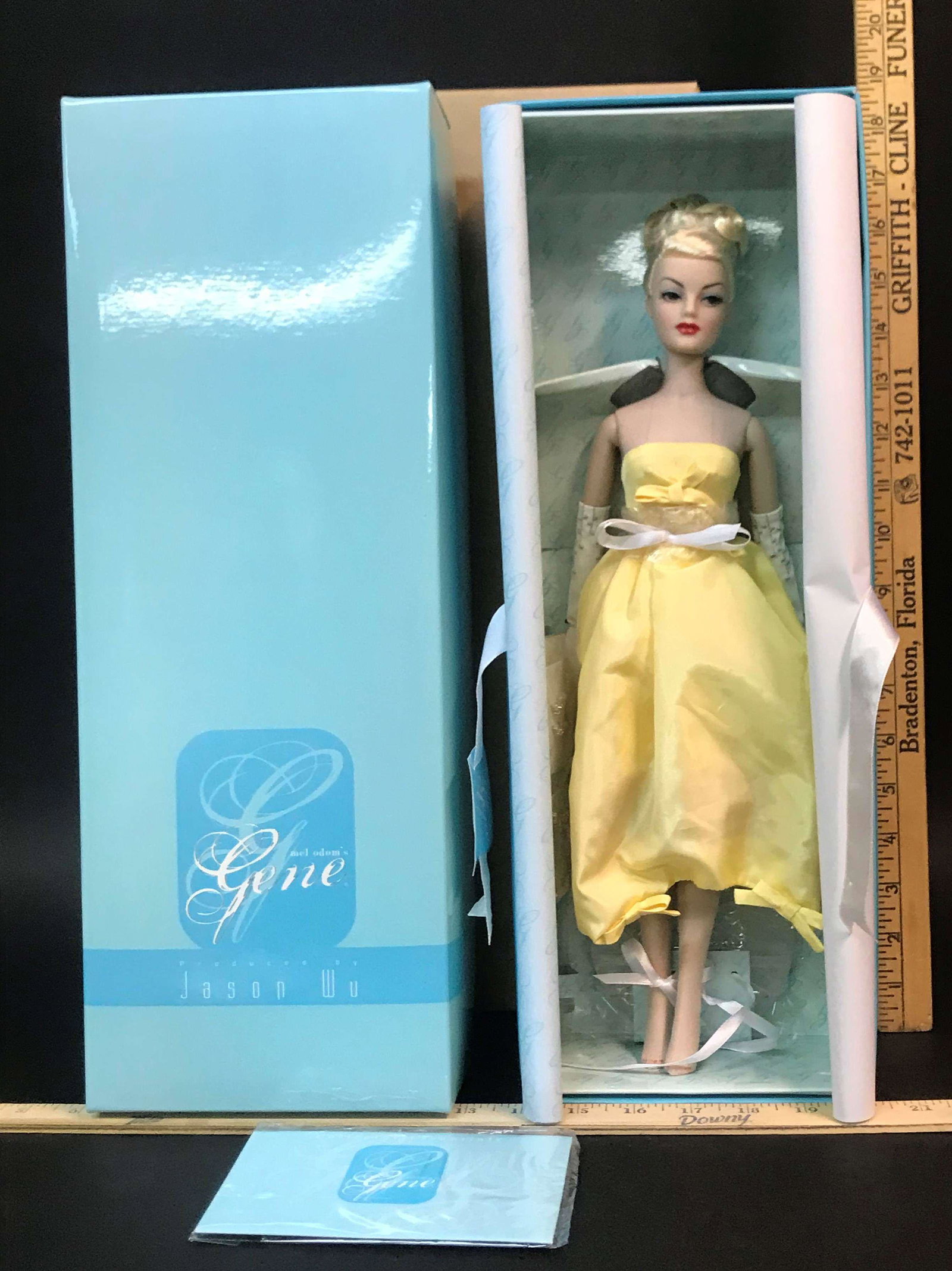 Gene Marshall Jason Wu Jonquille Madra Lord Doll: A Gene Marshall Jonquille Madra Lord Dressed Doll. 92054