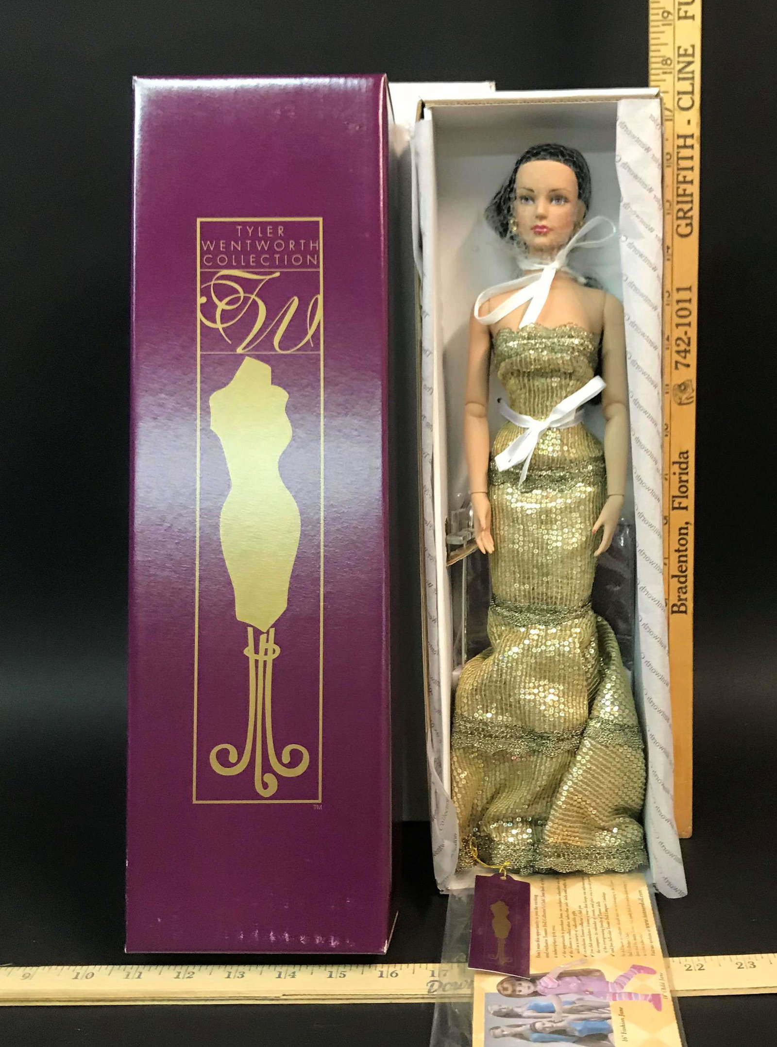 Tonner Tyler Wentworth Byzantine Doll: A Tonner Tyler Wentworth "Byzantine" doll. T6-TWDD-03