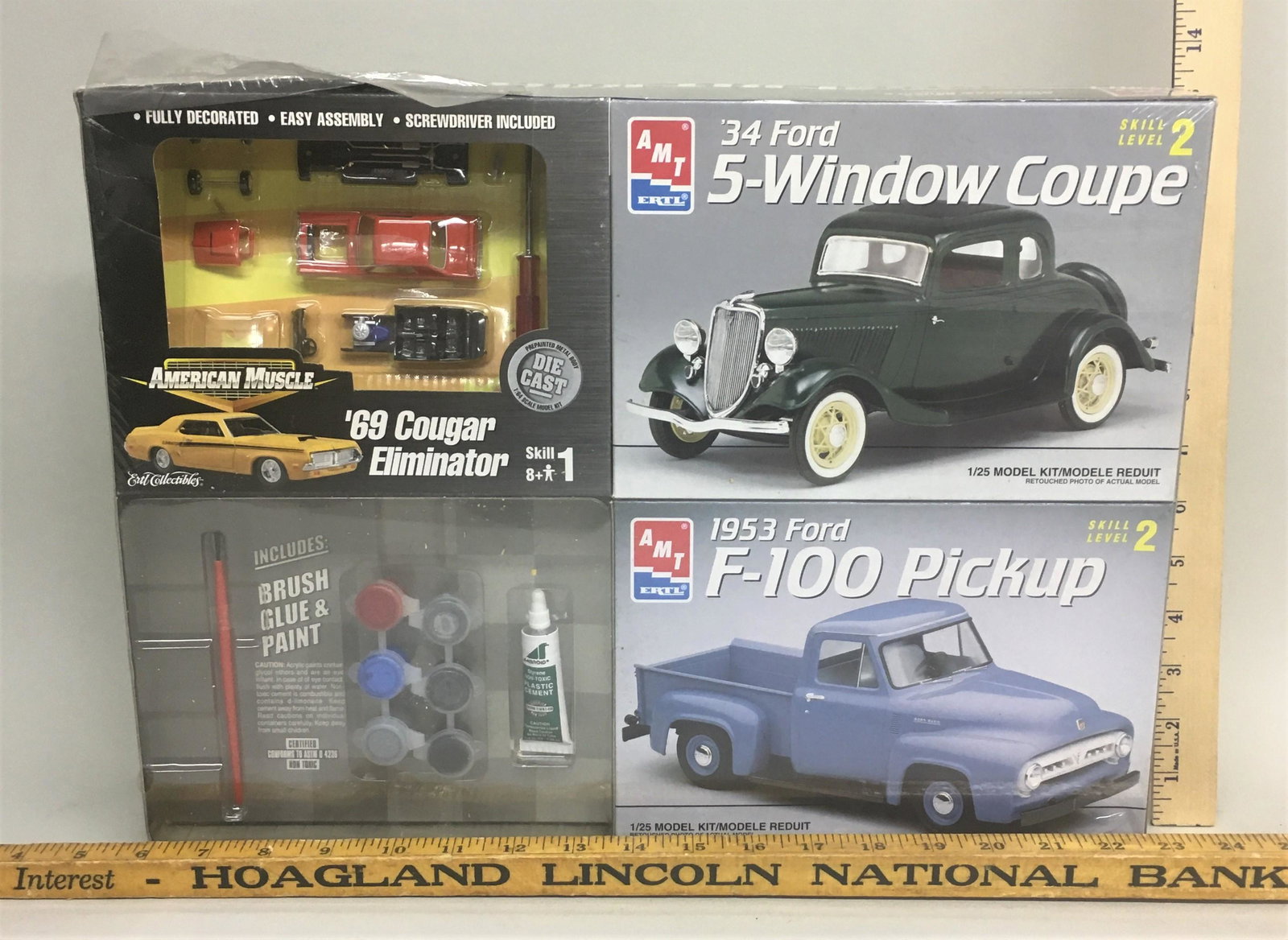 AMT Ertl American Muscle Model Kit Value Pack: An AMT Ertl American Muscle model kit value pack.