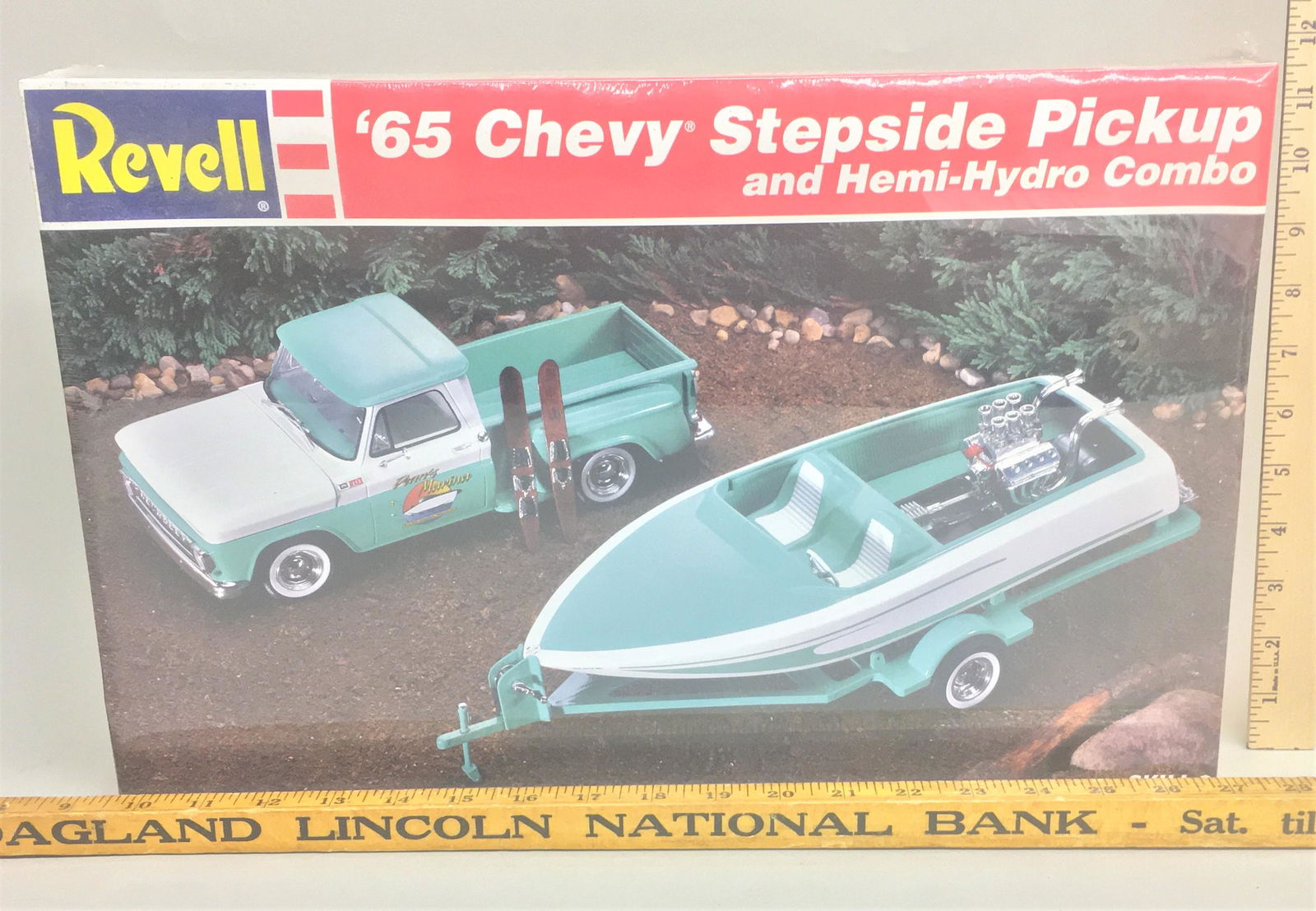 Revell 1:25 '65 Chevy Stepside Pickup Model Kit: A Revell 1:25 '65 Chevy Stepside Pickup and Hemi-Hydro Combo model kit.
