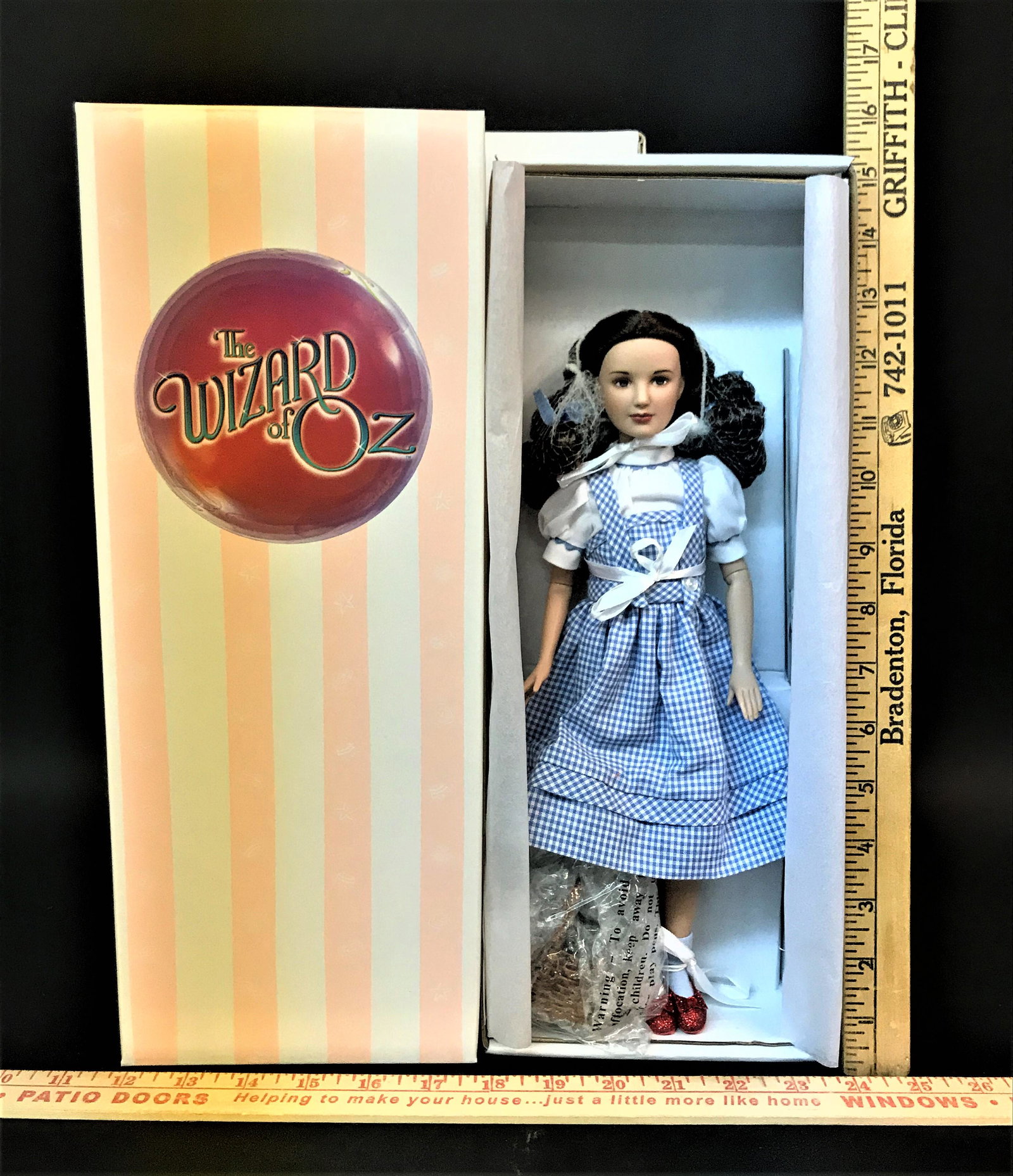 Tonner Wizard of Oz Dorothy Doll: A Tonner Wizard of Oz "Dorothy" doll. T5-Z16D-1D-001